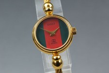 [Quase em perfeito estado] Relógio feminino Gucci 2047.1L Sherry Line quartzo ouro verde vermelho JAPÃO comprar usado  Enviando para Brazil