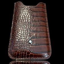 MONTBLANC *MST* Selection Kroko Leder Apple iPhone Hülle Case für 4/4s -27 comprar usado  Enviando para Brazil