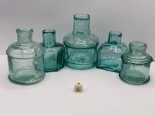 Old aqua glass for sale  BARNSLEY