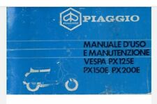 Libretto manuale uso e manutenzione Piaggio  Vespa PX125E PX150E PX200E File PDF segunda mano  Embacar hacia Argentina