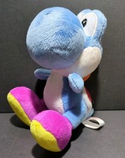 Yoshi Island DS brinquedo de pelúcia azul 2007 Nintendo Sanei Super Mario Japão 5,5" comprar usado  Enviando para Brazil