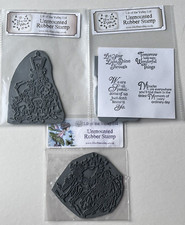 Rubber stamp set for sale  REDDITCH