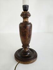 Turned oak candlestick for sale  UK