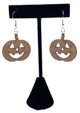 Brincos Jack O’Lantern 925 fios madeira de baixo corte a laser abóbora Halloween 2” pendurados comprar usado  Enviando para Brazil