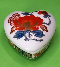 Floral trinket box for sale  LONDON