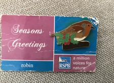 Rspb robin pin for sale  PRESTON
