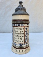 Bierkrug steingut alt gebraucht kaufen  Eschwege