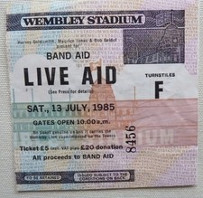 Original live aid for sale  HARROGATE