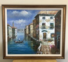 Oil canvas venetian for sale  Lansdale