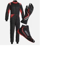 TRAJE DE CARRERAS GO KART TRAJE CIK FIA LEVEL2 CON BOTAS Y GUANTES A JUEGO  segunda mano  Embacar hacia Mexico