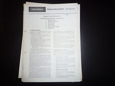 Riginal service manual gebraucht kaufen  Hohenstein