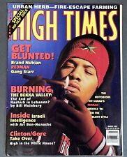 HIGH TIMES MAGAZINE MARCH 1993 SPECIAL HIP-HOP ISSUE REDMAN GANG STARR VG comprar usado  Enviando para Brazil