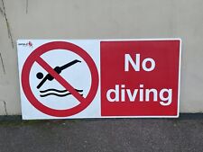 Diving metal sign for sale  LONDON