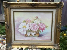 Signed oil canvas for sale  Houston