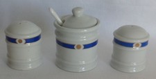 Service condiments porcelaine d'occasion  Essert