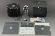 Reloj automático para hombre TAG HEUER S/el WG5111-P0 esfera negra 200 m fecha cronómetro segunda mano  Embacar hacia Mexico