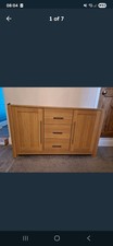 Oak effect sideboard for sale  LEICESTER