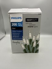 MINI LUZES CINTILANTES TRANSPARENTES PARA SERVIÇO PESADO PHILIPS 200 - LEIA comprar usado  Enviando para Brazil