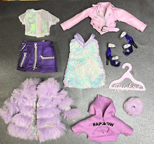 Lote de roupas de boneca arco-íris alto violeta salgueiro Emi Vanda cristal sapatos roupas sociais comprar usado  Enviando para Brazil
