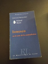 Beyen roland ionesco d'occasion  Ouistreham