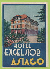 Etichetta hotel excelsior usato  Bologna