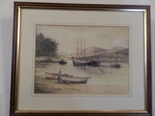 Signed framed print for sale  RHYL