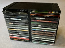 Vintage Black Case Logic 30 CD Computer PS1 Game Plastic Storage Holder Rack, usado comprar usado  Enviando para Brazil