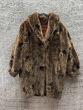 Casaco swing vintage anos 80 aparência pele sintética leopardo Mickey & Minnie Mouse padrão comprar usado  Enviando para Brazil
