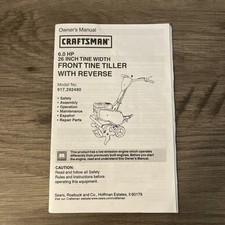 Owner manual sears for sale  Beech Island
