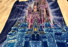 Cobertor de lã macio Disney World Cinderella Castle luzes de gelo 50x60 E3, usado comprar usado  Enviando para Brazil