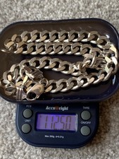 Silver heavyweight curb for sale  SOUTHAMPTON