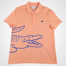 Camisa polo masculina Lacoste tamanho médio multicolorida tamanho grande jacaré SS algodão comprar usado  Enviando para Brazil