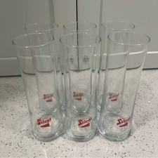 KISKA SALZBURGER STIEGL Conjunto de 6 Copos Pilsner/Cerveja | 7,5" de Altura | 300 ml comprar usado  Enviando para Brazil