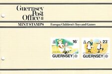 Guernsey Europa 1989. Pack Presentación Juguetes y Juegos Infantiles segunda mano  Embacar hacia Mexico