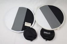 Usado, DOIS 12" 31cm difusor de flash redondo softbox com saldo de cartão cinza branco preto comprar usado  Enviando para Brazil