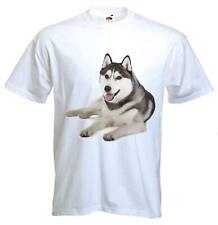 Camiseta SIBERIAN HUSKY - Dog Dogs Pet Sibe - Tamanhos P a 3XL, usado comprar usado  Enviando para Brazil