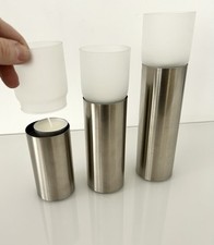 Windlicht edelstahl glas gebraucht kaufen  Bremen