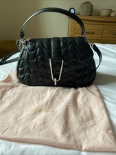 Coccinelle black quilted for sale  RUGBY