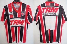 Camiseta de futebol 1993-1994 Sao Paulo FC SPFC tricolor Soberano fora TAM penalty G comprar usado  Enviando para Brazil