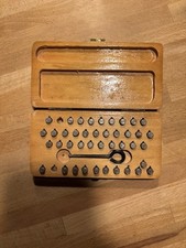 Vintage metall schlagbuchstabe gebraucht kaufen  Neulußheim