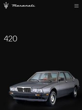 Maserati 420 biturbo usato  Massa di Somma