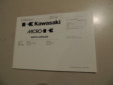 Parts catalogue kawasaki d'occasion  Expédié en Belgium
