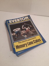 Everton programmes bundle for sale  GLASGOW