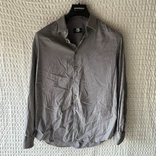 Usado, Camisa social masculina cinza vintage Giorgio Armani 16,5x42 cinza algodão Itália comprar usado  Enviando para Brazil