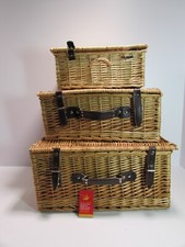Wicker hamper baskets for sale  STEVENAGE