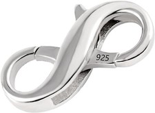 1pcs kettenverschluss silber gebraucht kaufen  Berlin