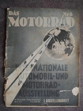 Motorrad 1939 ausstellungsheft gebraucht kaufen  Bad Berneck