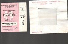 Used ticket 1966 for sale  LONDON