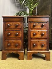 mahogany bedside table for sale  CHESHAM