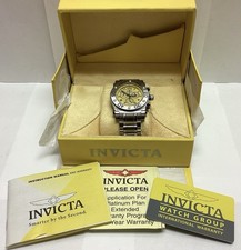 Usado, Coleção Invicta Reserve modelo nº Caixa de cronógrafo 4355 face amarela comprar usado  Enviando para Brazil
